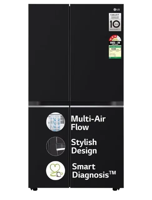 LG 655 L, 3 Star, Frost Free Smart Inverter Double Door @59990