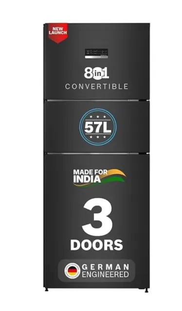 Bosch 302L, MaxFlex Convert Triple Door Refrigerator @27,490