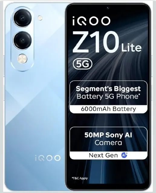 iQOO Z10 Lite 5G (4GB/64GB) @ 14,999