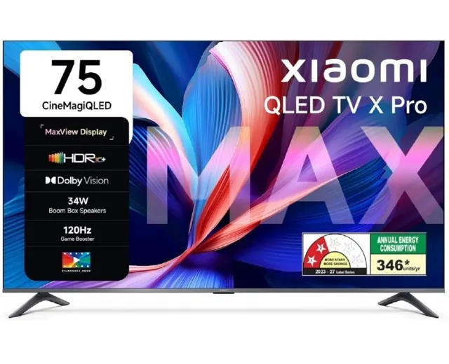 Xiaomi 75 inch 4K QLED TV @59,249