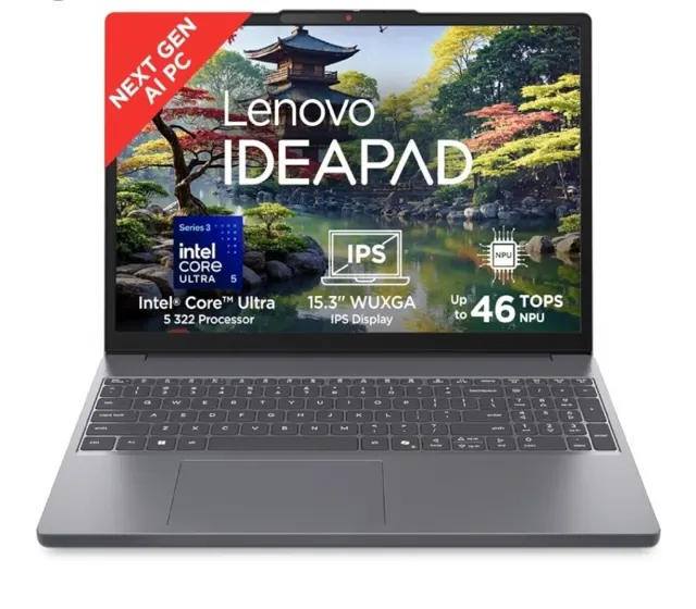 Lenovo IdeaPad Slim 3, Intel Core Ultra 5 322, Next-Gen AI PC, 16GB RAM, 512GB SSD, WUXGA – 12750 of