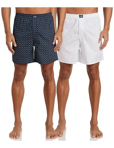 Amazon Brand - Symbol Men's Cotton Printed Boxer Shorts (Com...