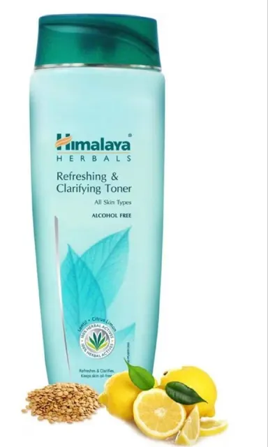 Himalaya Refreshing and Clarifying Toner liquid with Citrus Limon, Lentil and Boerhavia Root, Pack o