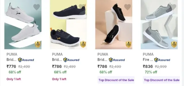 Upto 88% Off On Branded Shoes