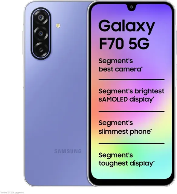 Samsung F70 – Just ₹16,499
