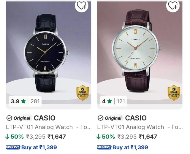 Flipkart | Upto 80% Off On Branded Watches.