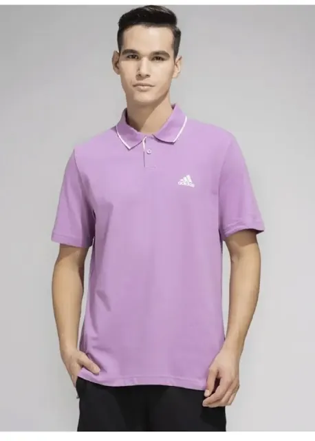 adidas Men's Cotton Geometric Regular Fit Polo Shirt @459