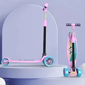 Lifelong LLKS03 Foldable Kick Skating Cycle| Skate Scooter for Kids(Max User Weight: 50Kg) Kids Scoo
