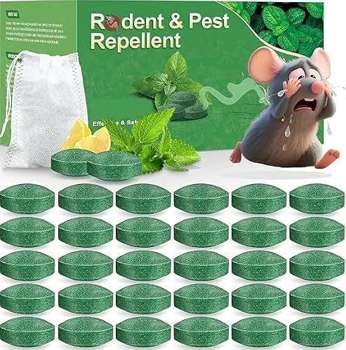 Rat Repellent for Car Home Mouse Peppermint Oil to Protect Wires in Car Bike Truck Engine No Kill On