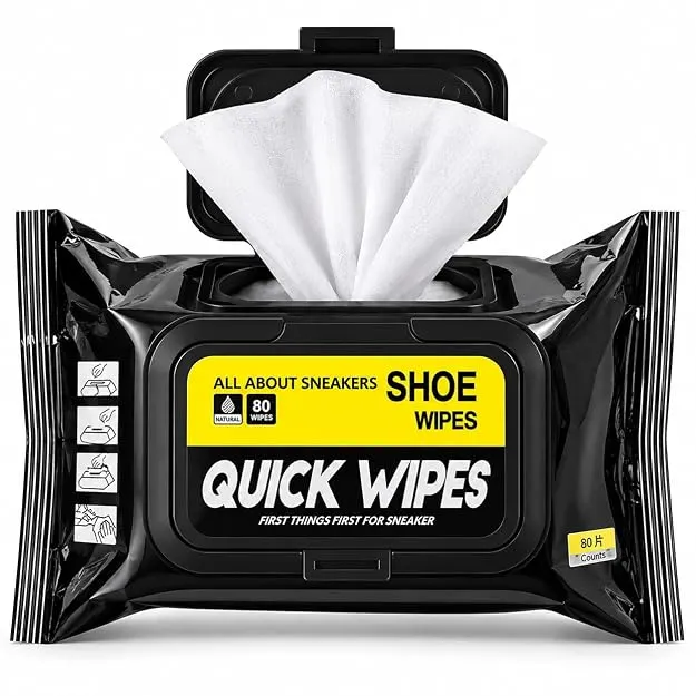 AL- FALAH Shoe Wipes Sneaker Cleaner - Instant Sneaker Cleaning Wipes, Quick Dirt & Stain Remover fo