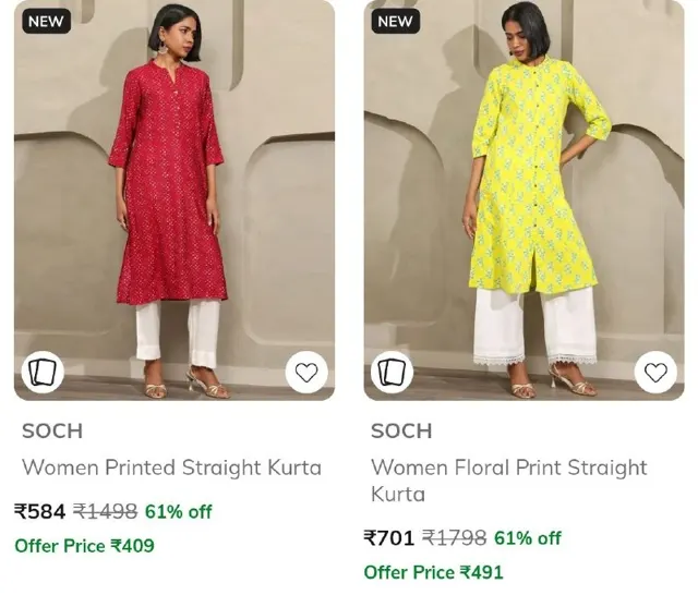 Ajio | Soch Min 60%