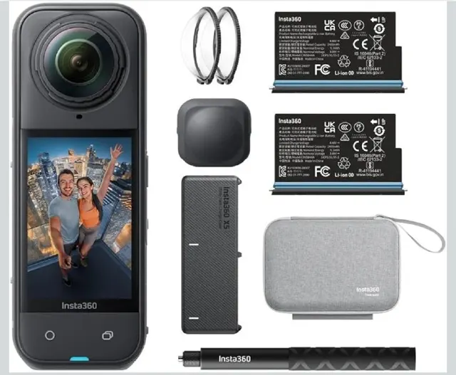 Insta360 X5 Essentials Bundle - Waterproof 8K 360° Action Camera @50,440